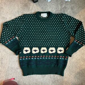 Deans of scotland shetland wool Crewneck Sweater